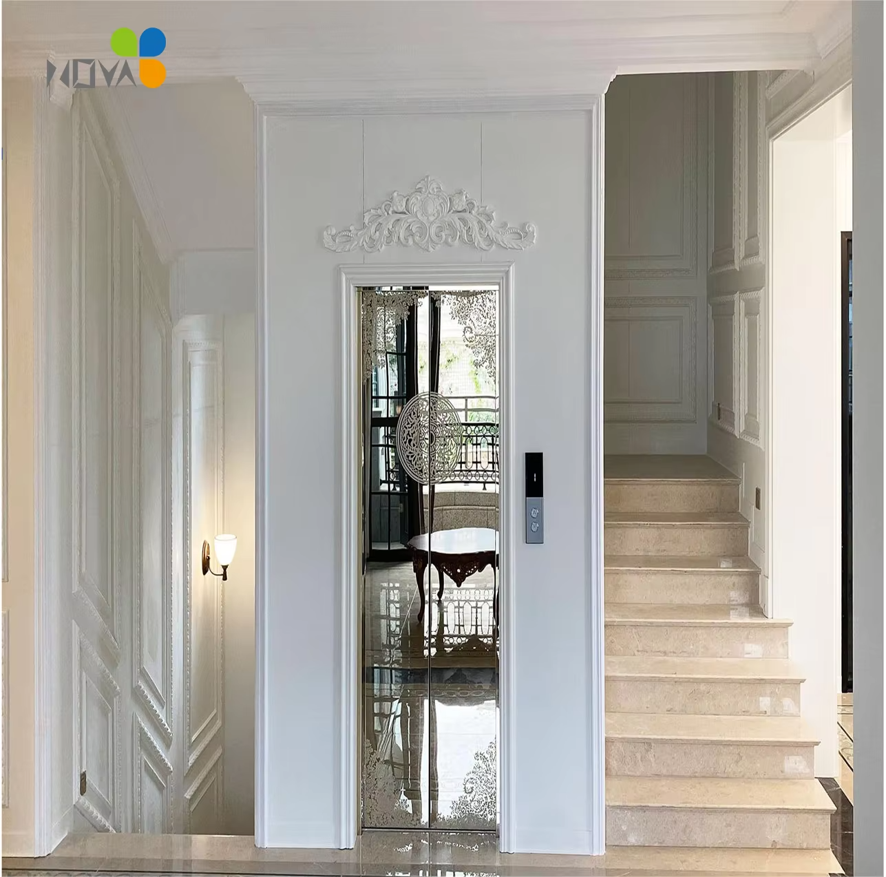 VTEV106 Ascensores Elevadores Lift pentru vilă de înaltă calitate pentru modernizarea casei