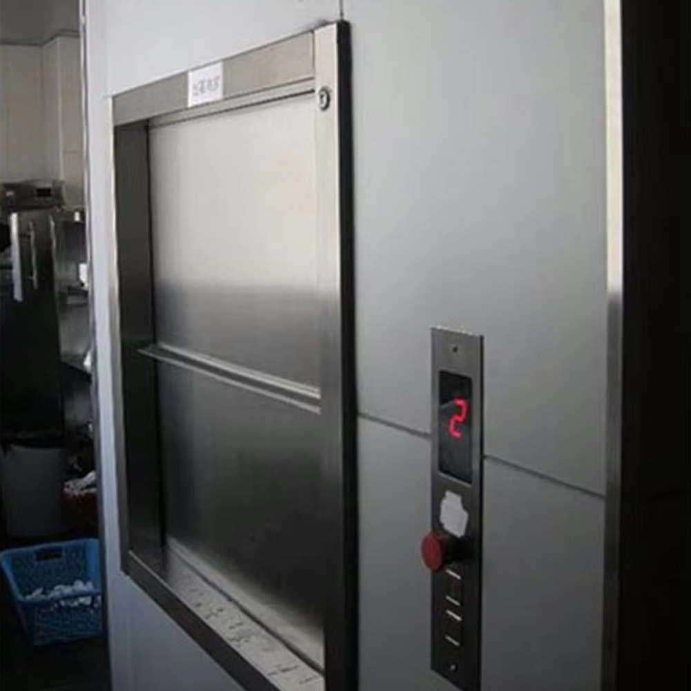 VTEF105 Ascensores Elevadores Lift vertical pentru halter pentru uz la restaurant și la cantină