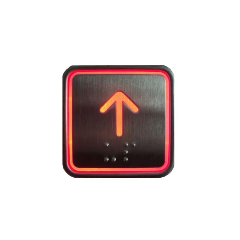 VTSP349 Piese de schimb pentru lift Buton pătrat Model NV pentru clădiri de birouri Design contemporan Certificat ISO9001 Fontă_Oțel