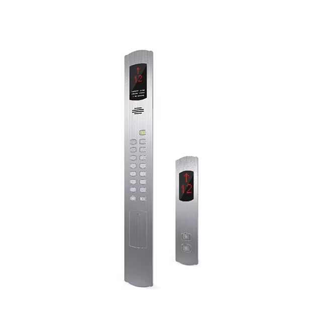 Afișaj tactil montat pe perete pentru lift VTSP336 cu buton pentru lift Design modern Oțel inoxidabil și sticlă Cop and Lop