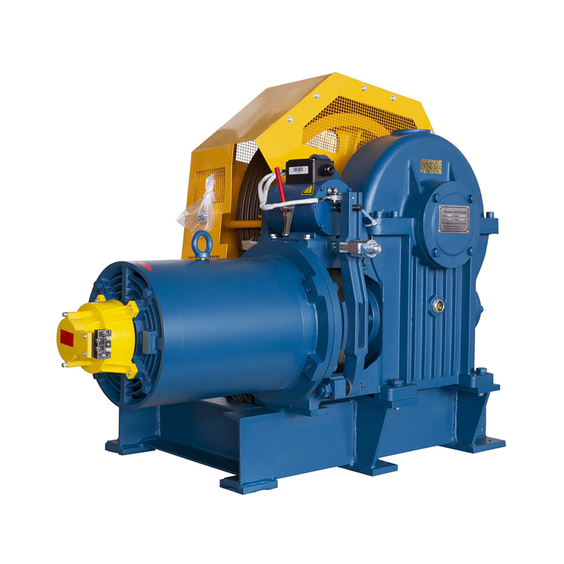 VTSP216 Produse noi YJF100K 320 Kg-450 Kg Piese pentru lift Torin Drive Elevator Geared Traction Machine