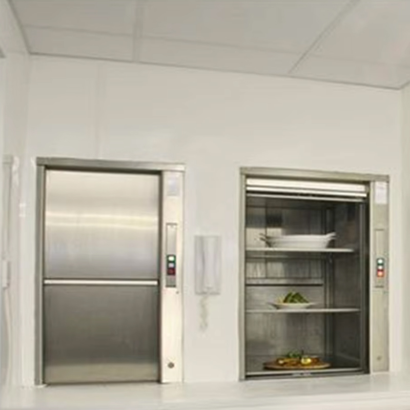 VTEF113 Lift pentru chelner mut din oțel inoxidabil de înaltă calitate, modern AC Drive, restaurant, bucătărie, cu podea din PVC, certificat ISO pentru uz hotelier