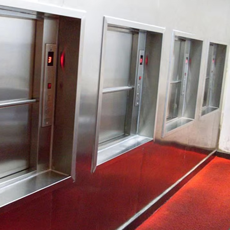 VTEF108 Lift electric pentru halteră, fără viteze, cu podea din PVC pentru serviciul de bucătărie la restaurant și la hotel