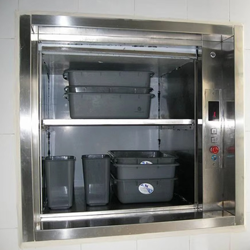 VTEF108 Lift electric pentru halteră, fără viteze, cu podea din PVC pentru serviciul de bucătărie la restaurant și la hotel