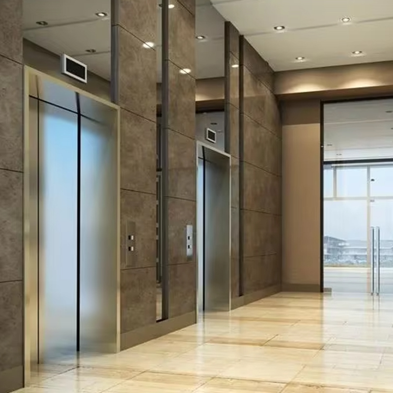 VTEP118 Elevadores Ascensoare avansate pentru pasageri Gearless AC PVC Construcție din oțel inoxidabil certificat ISO90001 Caracteristicile inteligente se îmbunătățesc