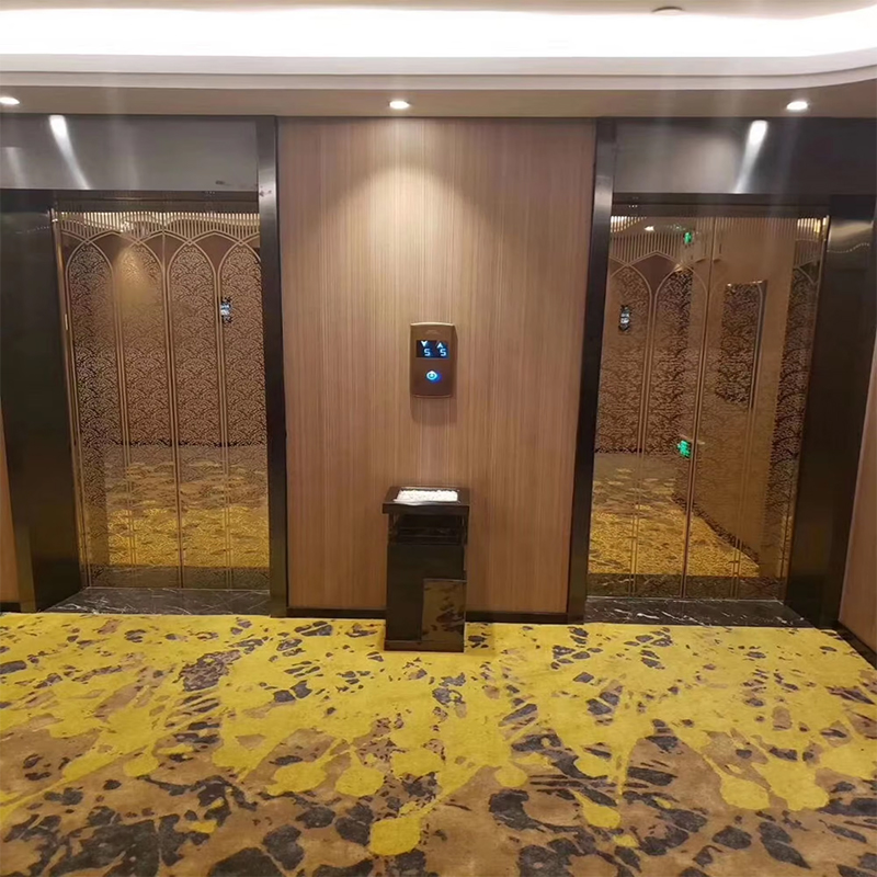 VTEP118 Elevadores Ascensoare avansate pentru pasageri Gearless AC PVC Construcție din oțel inoxidabil certificat ISO90001 Caracteristicile inteligente se îmbunătățesc