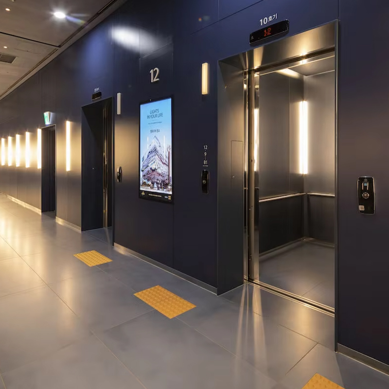 VTEP118 Elevadores Ascensoare avansate pentru pasageri Gearless AC PVC Construcție din oțel inoxidabil certificat ISO90001 Caracteristicile inteligente se îmbunătățesc