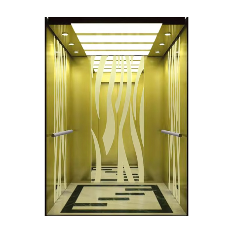 VTEP121 VTEP121, model NV, 6-8 persoane, 630 kg, fără viteze, lift modern, clădire ascensor pentru pasageri cu podea PVC din oțel inoxidabil