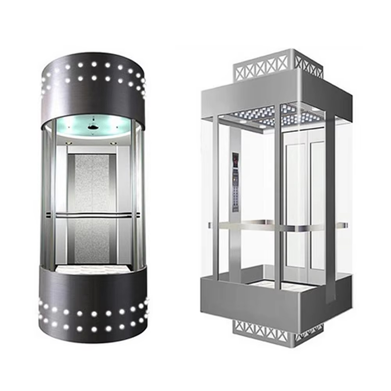 VTEO103 Ascensores Ascensor de lux de observație cu design panoramic din sticlă pentru clădiri comerciale
