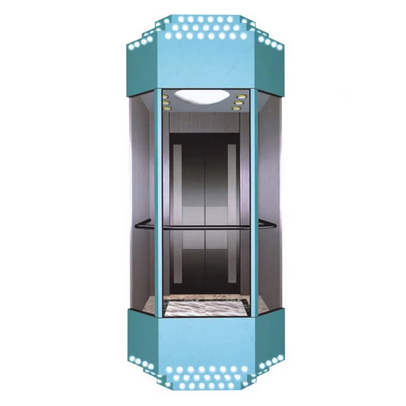 VTEO103 Ascensores Ascensor de lux de observație cu design panoramic din sticlă pentru clădiri comerciale
