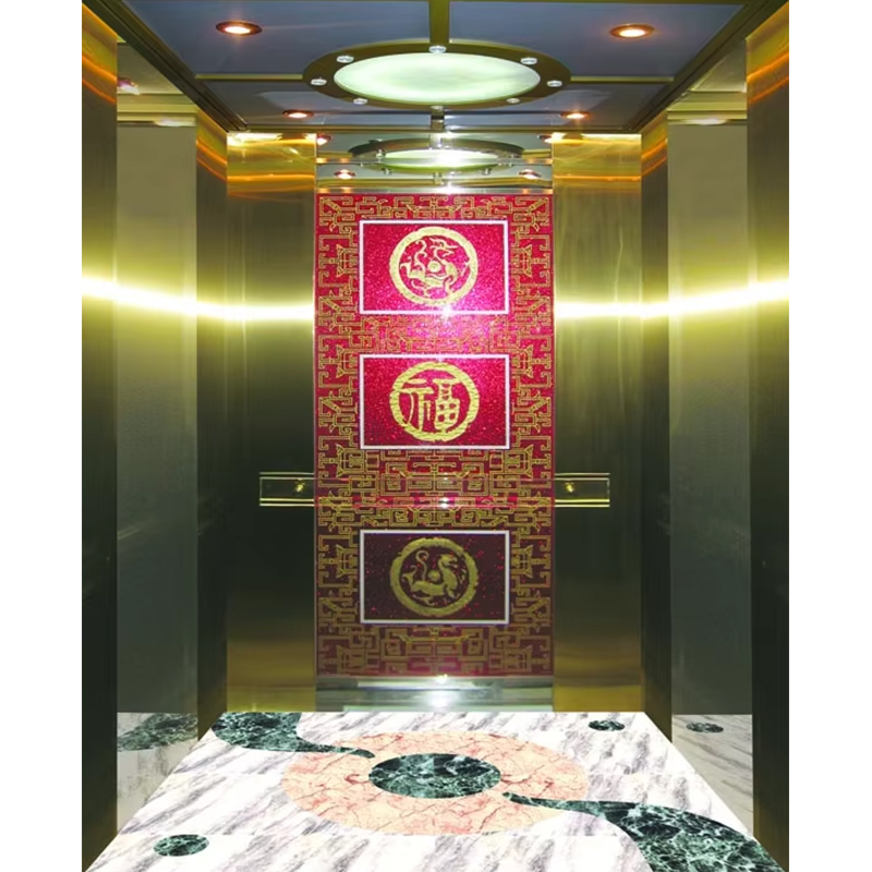 VTSP132 Piese pentru lift cabină de lift din oțel inoxidabil cu design modern, dimensiune personalizată pentru proiecte rezidențiale și comerciale