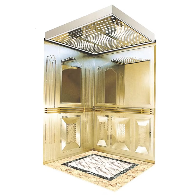 VTSP132 Piese pentru lift cabină de lift din oțel inoxidabil cu design modern, dimensiune personalizată pentru proiecte rezidențiale și comerciale