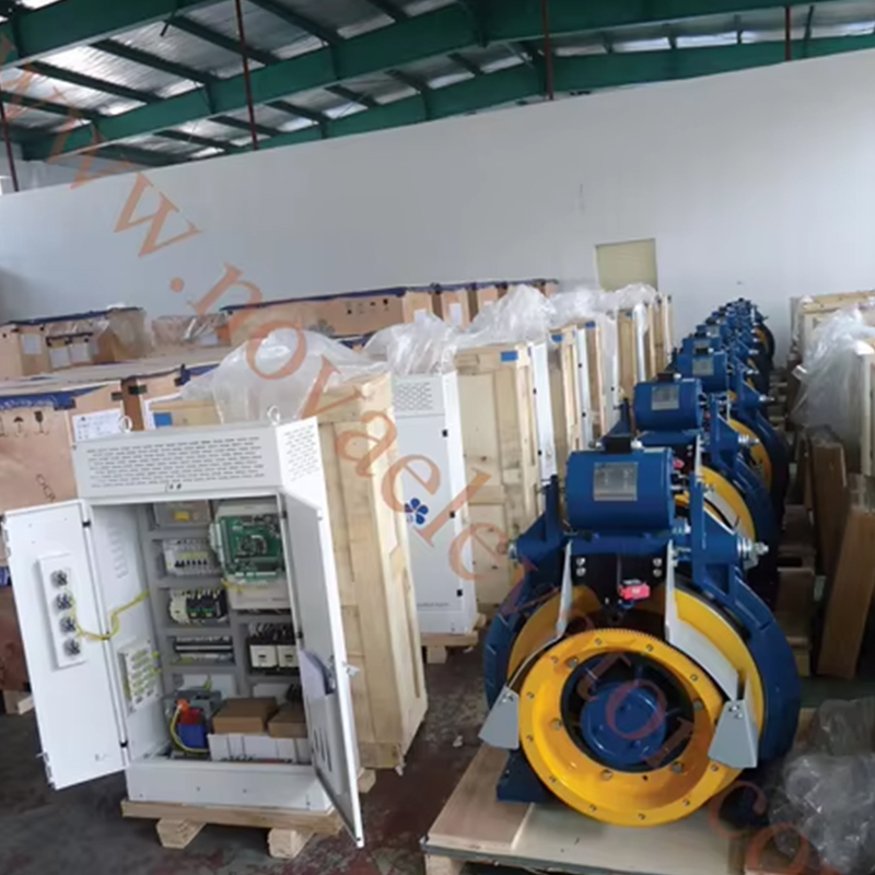 Piese de schimb pentru lift VTSP242 Mașină de lift cu motor de tracțiune fără viteze pentru lift de pasageri NV41T-GTW10X