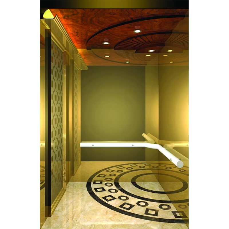 VTSP133 Cabină de lift de hotel de lux cu design contemporan premium din oțel inoxidabil Culoare personalizată 1 an garanție