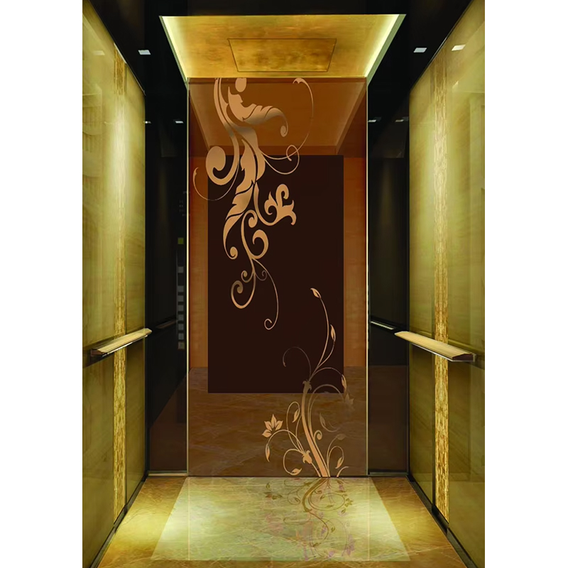VTSP135 Piese și accesorii pentru lift Cabină comercială pentru liftul de pasageri cu panouri de perete anti-zgârieturi
