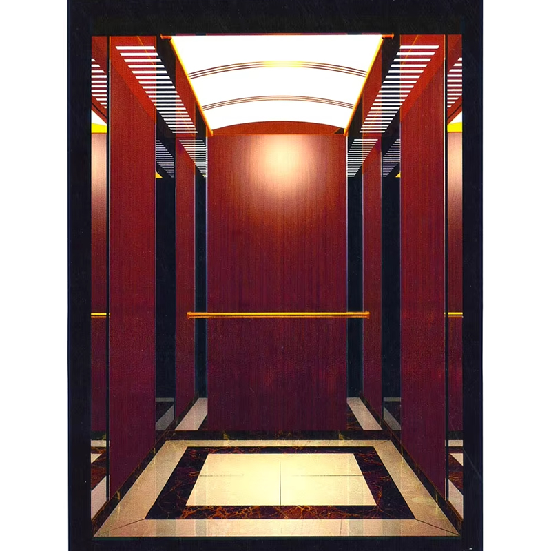 VTSP135 Piese și accesorii pentru lift Cabină comercială pentru liftul de pasageri cu panouri de perete anti-zgârieturi