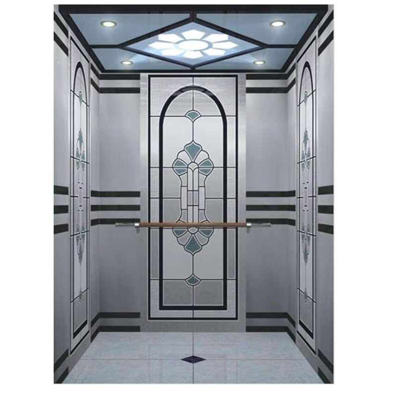 VTSP135 Piese și accesorii pentru lift Cabină comercială pentru liftul de pasageri cu panouri de perete anti-zgârieturi