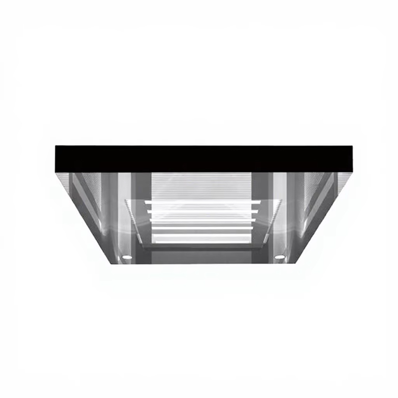 VTSP140 Piesă de schimb pentru lift Accesorii interioare pentru cabină Cabină de lift Tavan din oțel inoxidabil Design modern de tavan cu lift