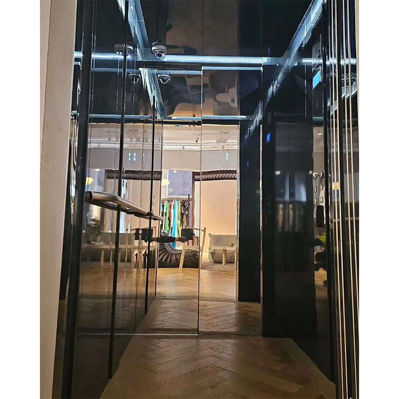 VTSP136 Piese și accesorii pentru lift Cabină de lift pentru pasageri cu iluminare LED și decorare premium