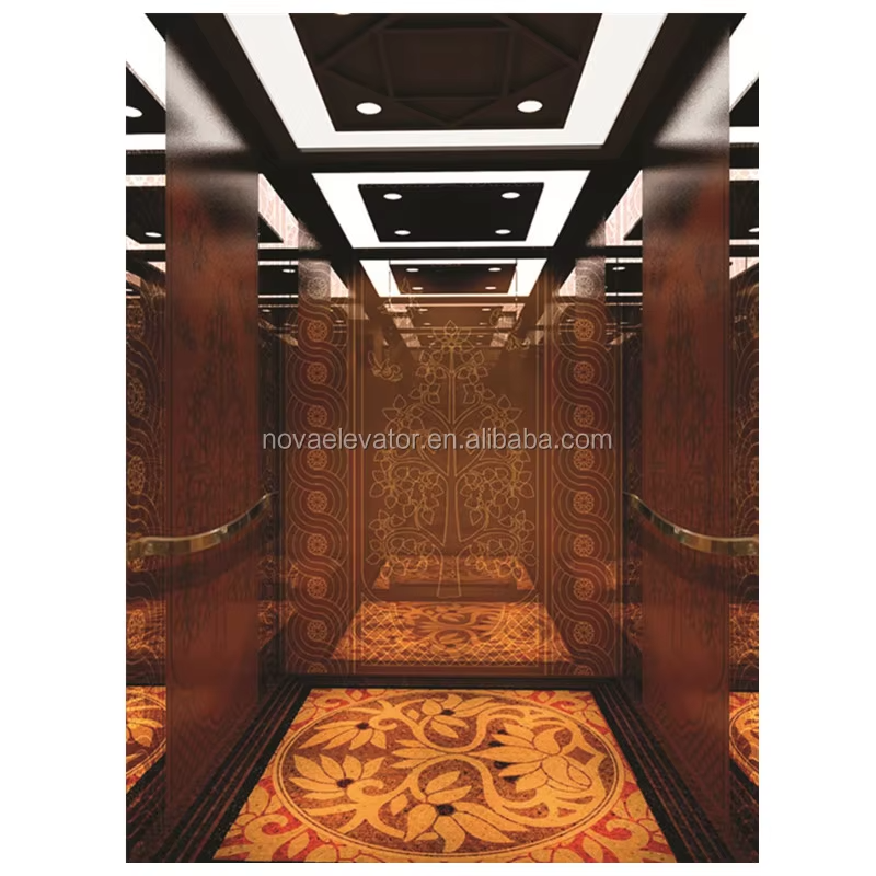 VTSP128 Piese și accesorii pentru lift Cabină premium pentru lift de observație cu pereți plini de sticlă