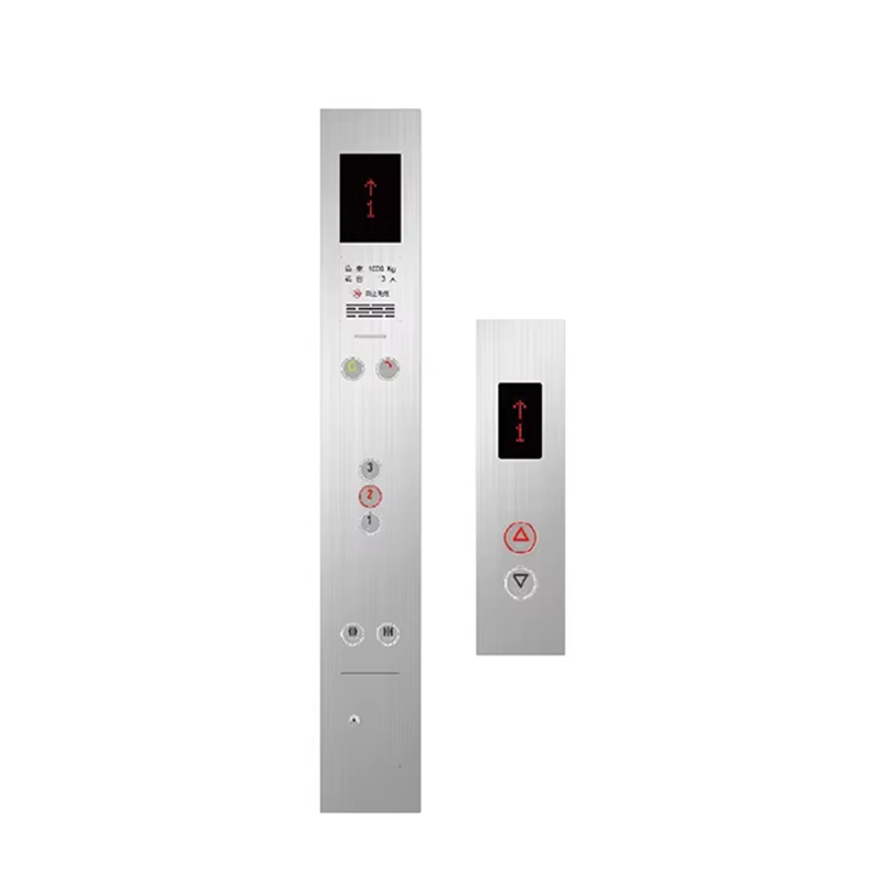 VTSP345 Preț de fabrică Panou de ușă pentru lift din oțel inoxidabil cu design modern cu buton pentru lift COP LOP montat pe perete