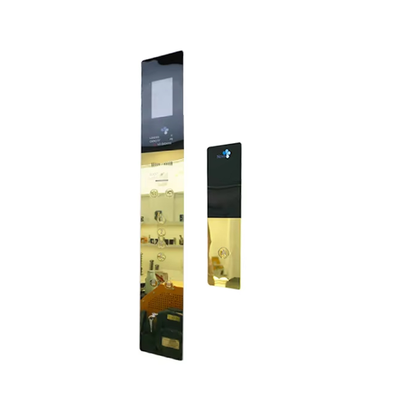 VTSP345 Preț de fabrică Panou de ușă pentru lift din oțel inoxidabil cu design modern cu buton pentru lift COP LOP montat pe perete