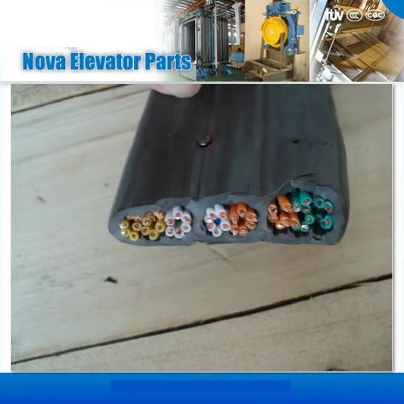 VTSP368 Elevator plat, flexibil, conductor de cupru, izolat cu PVC, cablu de călătorie pentru lift.