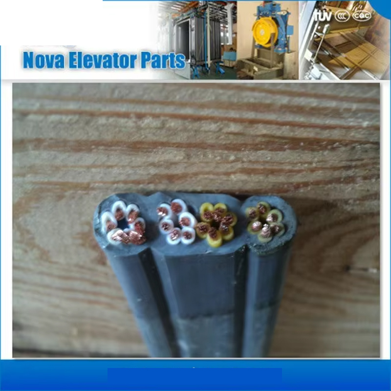VTSP368 Elevator plat, flexibil, conductor de cupru, izolat cu PVC, cablu de călătorie pentru lift.