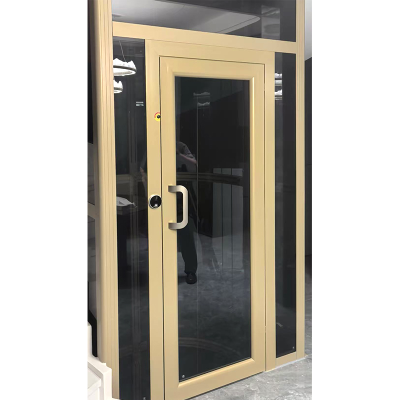 VTSP396 Ușă batantă din sticlă pentru lift acasă
